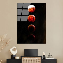 Wallity UV-201 Pintura Decorativa de Vidrio Templado Multicolor 70 x 100 cm